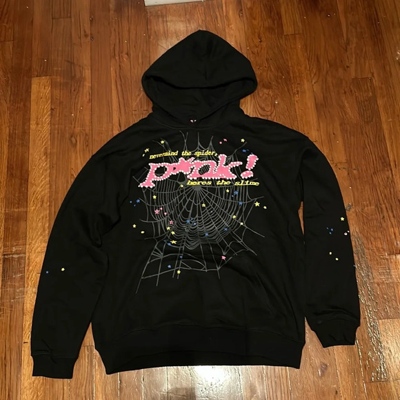 “Pink” sp5der pull over hoodie - Picture 1 of 2